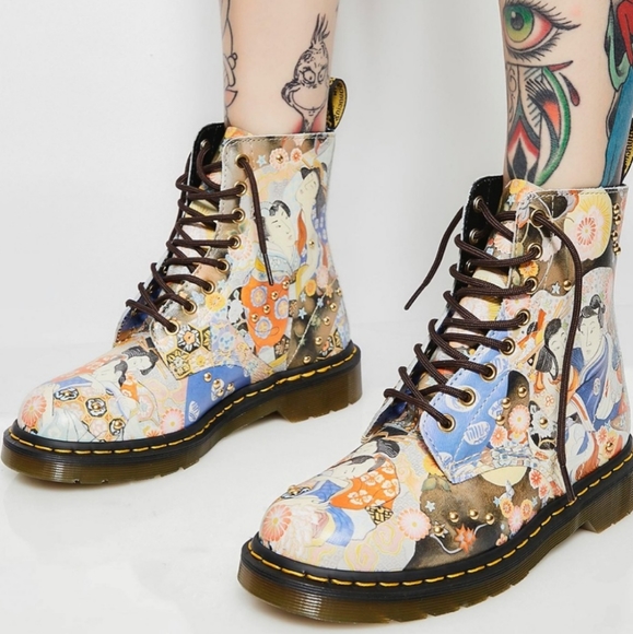 dr martens 1461 eastern art